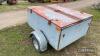 Car Single Axle 6x4 Box Trailer - 6