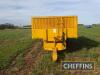 2008 Easterby ET14 14tonne tandem axle steel monocoque trailer with sprung axles and drawbar and hydraulic tailgate on 385/65R22.5 wheels and tyres Serial No. 4321 - 2