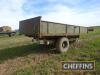 Single axle hydraulic tipping trailer on 385/65R22.5 wheels and tyres - 8