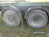 Tandem axle flatbed trailer with 5th wheel on 385/65R22.5 wheels and tyres - 14