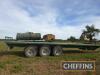 Hancock triple axle flatbed trailer on 385/65R22.5 wheels and tyres - 8