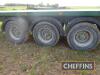 Hancock triple axle flatbed trailer on 385/65R22.5 wheels and tyres - 13