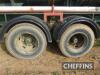 1985 Overland TPT 32E tandem axle bulk liquid fertiliser tanker trailer, fitted with 5th wheel Serial No. 6102 - 11