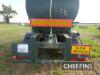 1985 Overland TPT 32E tandem axle bulk liquid fertiliser tanker trailer, fitted with 5th wheel Serial No. 6102 - 22