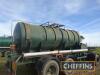 1985 Overland TPT 32E tandem axle bulk liquid fertiliser tanker trailer, fitted with 5th wheel Serial No. 6102 - 24