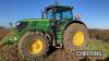 2019 JOHN DEERE 6195R DirectDrive Premium Edition 4wd 50kph TRACTOR Fitted with front linkage and PTO, front and cab suspension on Mitas SFT 800/70R38 rear and 600/70R28 front wheels and tyres Reg. No. AP19 ZXZ Serial No. IL06195RCKU939707 HoursL 2,360 FD - 3