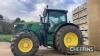 2018 JOHN DEERE 6195R AutoPowr Premium Edition 4wd 50kph TRACTOR Fitted with front linkage and PTO, front and cab suspension on Michelin Mach Xbib 650/85R38 rear and 600/70R28 front wheels and tyres Reg. No. AU68 YOW Serial No. IL06195RLJR914528 Hours: 3, - 4