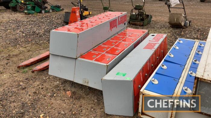 Pallet of 4no. Battery Bank Boxes