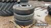 3no. 11x22.5 Wheels & Tyres