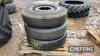 3no. 11x22.5 Wheels & Tyres - 2