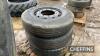 3no. 11x22.5 Wheels & Tyres - 4