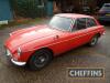 1970 MG MGB GT CAR Reg. No. GFP 885H Chassis No. GHD4/187018G Mileage: 77,860 Fitted with electric ignition. In the same family ownership since new. FDR: 06/02/70. V5 Available - 3