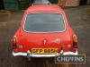 1970 MG MGB GT CAR Reg. No. GFP 885H Chassis No. GHD4/187018G Mileage: 77,860 Fitted with electric ignition. In the same family ownership since new. FDR: 06/02/70. V5 Available - 4