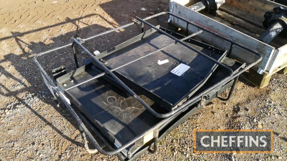 Hitachi ZX85 Cab Covers & Cage UNRESERVED LOT Spares incl. Wheels 