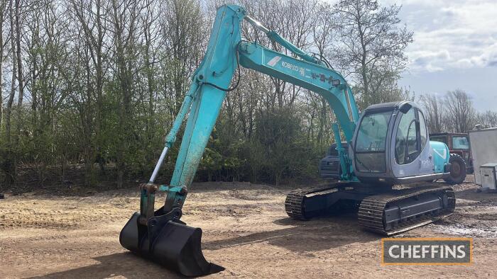 Kobelco SK120 Tracked 360 Excavator c/w bucket Ser. No. LP15570