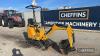 2011 JCB 8008 Micro Digger c/w 3no. buckets & recent new tracks Ser. No. JCB08008H00764122 - 4