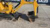 2011 JCB 8008 Micro Digger c/w 3no. buckets & recent new tracks Ser. No. JCB08008H00764122 - 5