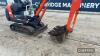 Kubota KX41-2 Mini Digger c/w 3no. buckets Hours: approx 2578 - 5