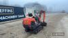 Kubota KX41-2 Mini Digger c/w 3no. buckets Hours: approx 2578 - 8