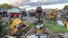 McConnel 6/12 Back Actor c/w independent hydraulic pump, joystick controls, 5no. buckets