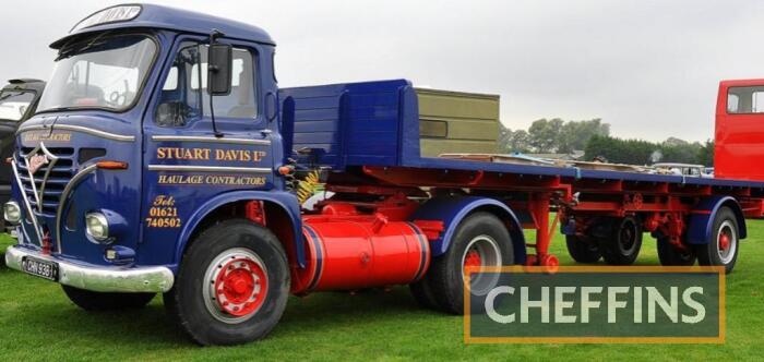 1964 Foden S34 Tilt Cab 4x2 Tractor Unit Reg. No. CHN 93B Chassis No. 55100 An older restoration fitted with 6cylinder diesel engine and complete with single axle flatbed trailer