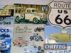 Qty of USA and Canada license plates and reproduction truck signs - 3