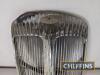 Daimler post-war car chrome grille - 2