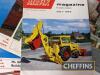 Qty Airfix magazines depicting vehicles such as Ford GT40, Ferrari Grand Prix cars, Westland helicopters, Lotus Cortina, JCB etc - 6