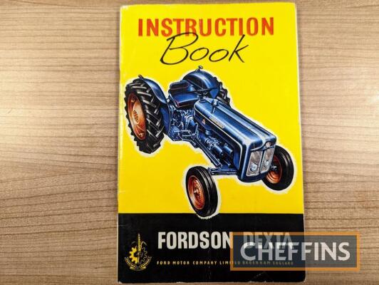 Original Fordson Dexta instruction book (1960)