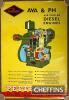 Petter AVA & PH Diesel Engines poster circa 1957-60s, approx. 79x54cm