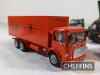 6no. white metal kit-built scale model lorries to include Scammell Routeman, Schutz Mercedes, Slumberland Seddon Atkinson, Mobilgas tanker, Whitbread Ford Cargo, Drinkwater Sabey Scammell. Some damage to the Whitebread Ford roof spoiler (ASAM Kits) - 6