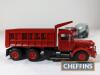 6no. white metal kit-built scale model construction and plant lorries to include, Mack Rock Carrier, Fyfe Scammell concrete mixer, Faun dump truck, Scania cement bulk truck, Hill Scammell contractor, Tilcon Mortar Leyland mixer. SOme details parts such as - 17