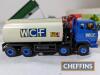 6no. white metal kit-built scale model lorries to include, WCF Scammell tanker, Routeman, Smith & Sons Foden, EDF Renault Magnum, Billy Smart's Circus and Texaco Overt Locke Leyland tanker (ASAM Kits) - 3