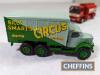 6no. white metal kit-built scale model lorries to include, WCF Scammell tanker, Routeman, Smith & Sons Foden, EDF Renault Magnum, Billy Smart's Circus and Texaco Overt Locke Leyland tanker (ASAM Kits) - 15