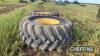 Pr. Firestone 800/70R30 wheels and tyres with John Deere centres - 2