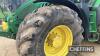 2018 JOHN DEERE 6195R AutoPowr Premium Edition 4wd 50kph TRACTOR Fitted with front linkage and PTO, front and cab suspension on Michelin Mach Xbib 650/85R38 rear and 600/70R28 front wheels and tyres Reg. No. AU68 YOW Serial No. IL06195RLJR914528 Hours: 3, - 21