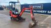 2016 Kubota KX016 Mini Digger Ser. No. 60564 - 4