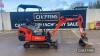 2016 Kubota KX016 Mini Digger Ser. No. 60564 - 7