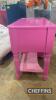 Dressing Table bright pink UNRESERVED LOT - 3