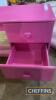 Dressing Table bright pink UNRESERVED LOT - 7