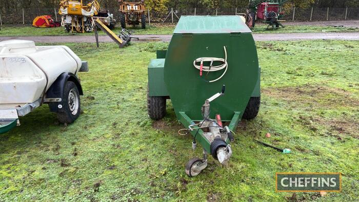 Single Axle Fuel Bowser c/w gun direct from farm