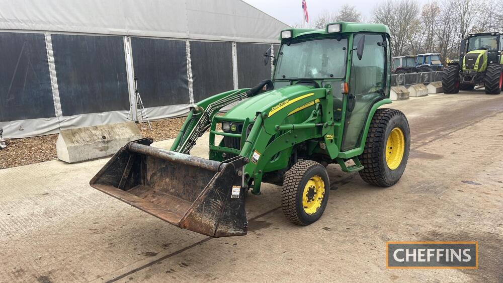 2013 John Deere 3520 Tractor Cw Jd 300cx Front Loader 4 In 1 Bucket 37hp Full Cab Grass 1123