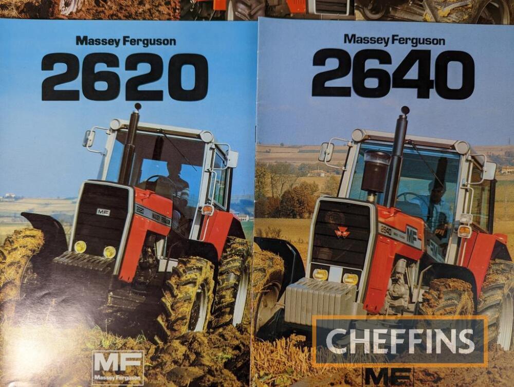 Massey Ferguson tractor sales brochures, to include 290, 699, 2005 ...