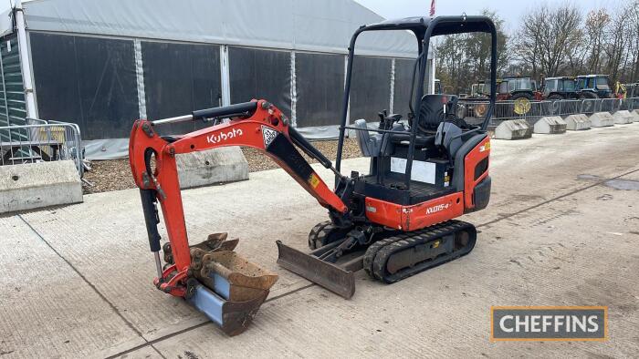 2015 Kubota KX015-4 Mini Digger Hours: approx 2500 Ser. No. 58801