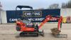 2015 Kubota KX015-4 Mini Digger Hours: approx 2500 Ser. No. 58801 - 7