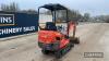 2015 Kubota KX015-4 Mini Digger Hours: approx 2500 Ser. No. 58801 - 8