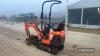 2015 Kubota K008 Mini Digger Hours: approx 2200 Ser. No. 26144 - 11