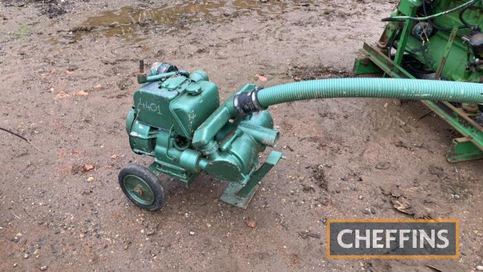 Water Pump c/w diesel engine UNRESERVED LOT