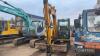 2002 JCB JZ70 7ton Excavator c/w rubber tracks, front blade, quick hitch