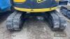 2002 JCB JZ70 7ton Excavator c/w rubber tracks, front blade, quick hitch - 6